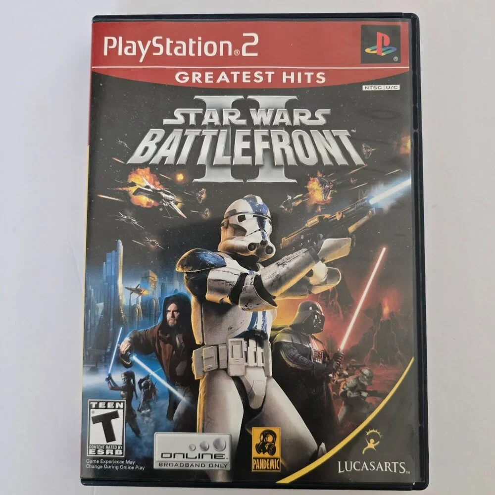 Star Wars Battlefront Greatest Hits PS2 Game Complete With Case & Manual LucasAr